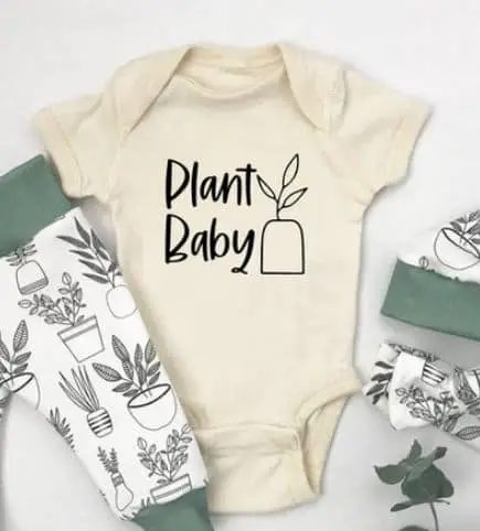 Plant Baby Clothing Set 1