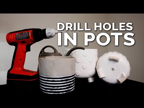 Drill Drainage Holes in Pots WITHOUT Breaking Them! (Foolproof Method)