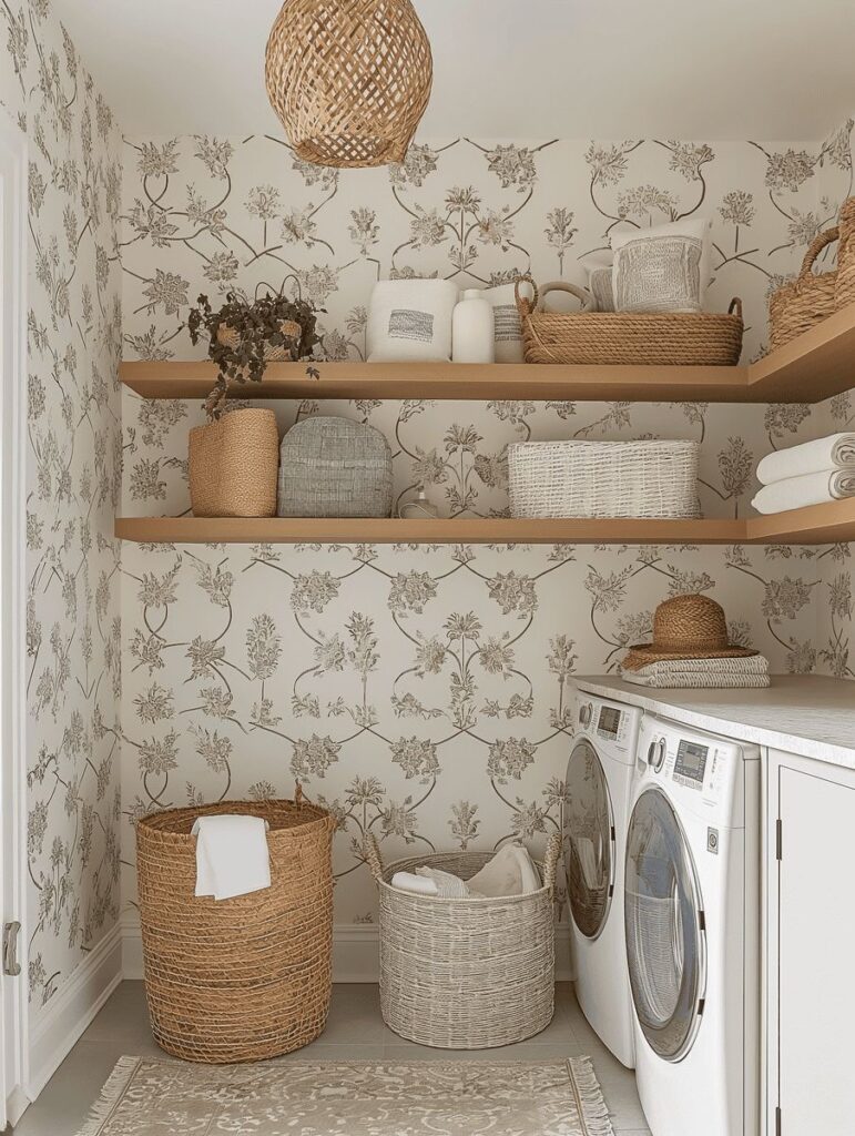 Stunning Boho Laundry Room Decor Ideas to Inspire you | Plantiful Interiors