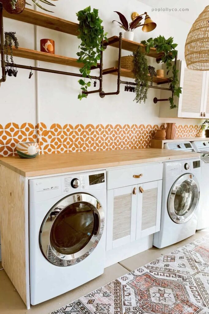 Stunning Boho Laundry Room Decor Ideas to Inspire you | Plantiful Interiors